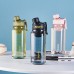 Minimalist Sport Water Bottle Unisex Student Outdoor Portable Gym High Aesthetic Handheld Cup with Tea Strainer Plastic