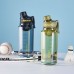 Minimalist Sport Water Bottle Unisex Student Outdoor Portable Gym High Aesthetic Handheld Cup with Tea Strainer Plastic