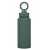 Large Capacity 1L Wide Mouth Insulated Stainless Steel Sports Water Bottle with Magnetic Phone Holder for Outdoor Use