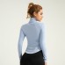 Sun Protect Zip Yoga Suit Bare Feel Skin-Friendly Tight Seamless Breathable Fitness Top for Women