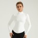 Sun Protect Zip Yoga Suit Bare Feel Skin-Friendly Tight Seamless Breathable Fitness Top for Women