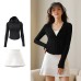 Summer UV Protection Set Outdoor Anti-UV Stretchy Breathable Skinny Sunproof Set for Women