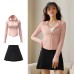 Summer UV Protection Set Outdoor Anti-UV Stretchy Breathable Skinny Sunproof Set for Women