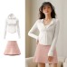 Summer UV Protection Set Outdoor Anti-UV Stretchy Breathable Skinny Sunproof Set for Women