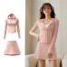Summer UV Protection Set Outdoor Anti-UV Stretchy Breathable Skinny Sunproof Set for Women