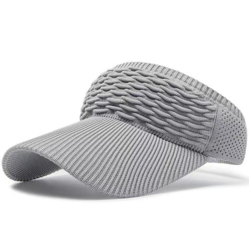 Summer Outdoor Women's Cross Border Knit Cap No Top Sun Hat Student UV Protection Stylish