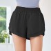 Mesh Shorts Athletic Gym Shorts Seamless Barefeel Pockets Yoga Shorts Women