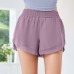 Mesh Shorts Athletic Gym Shorts Seamless Barefeel Pockets Yoga Shorts Women