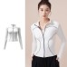 Reflective Night Running Jacket Women Windproof Sport Coat